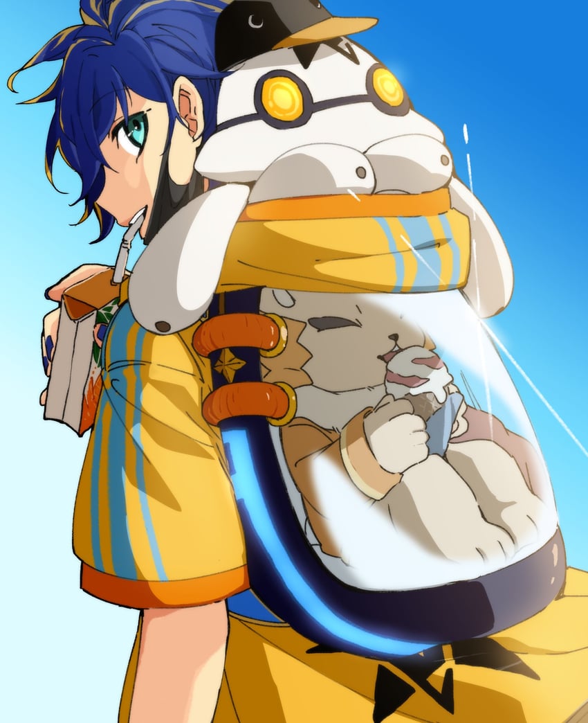 astel leda, poruneu, and apolleon (holostars and 1 more) drawn by aioka_(aichiu_kuchiu)