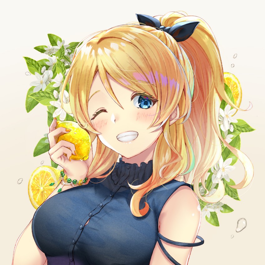 ayase eli (love live! and 1 more) drawn by gakuon_(gakuto)