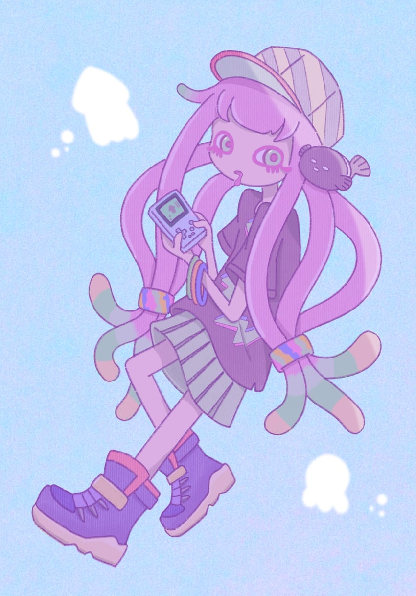 harmony and harmony's clownfish (splatoon and 1 more) drawn by omochi_noa