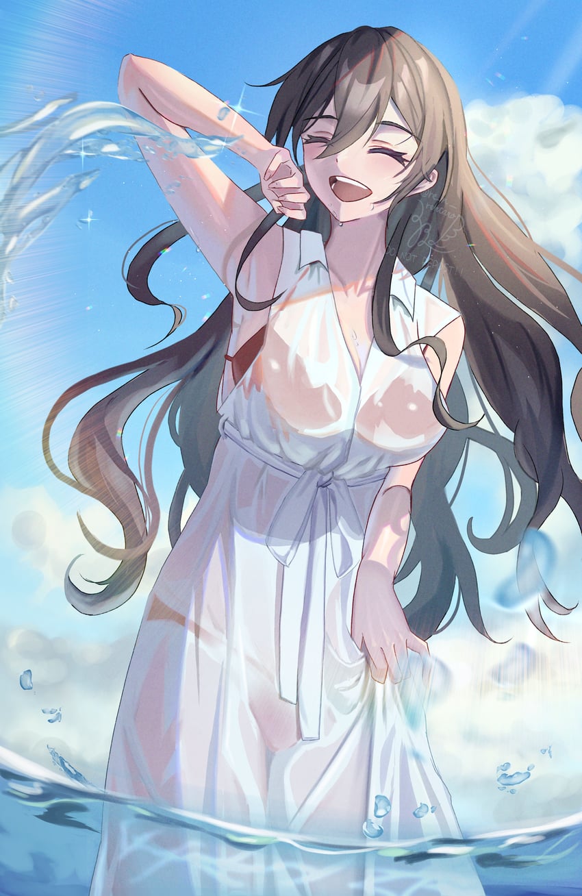 shirase sakuya (idolmaster and 1 more) drawn by sazanami_(re_n_rentaro)