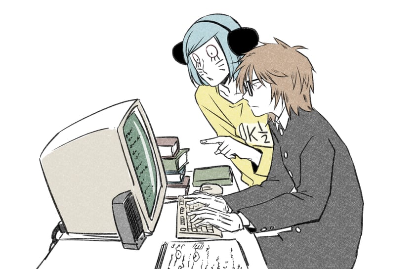 randal ivory and nyon (randal's friends) drawn by tsukasa_(tsukasa_mimizuku)