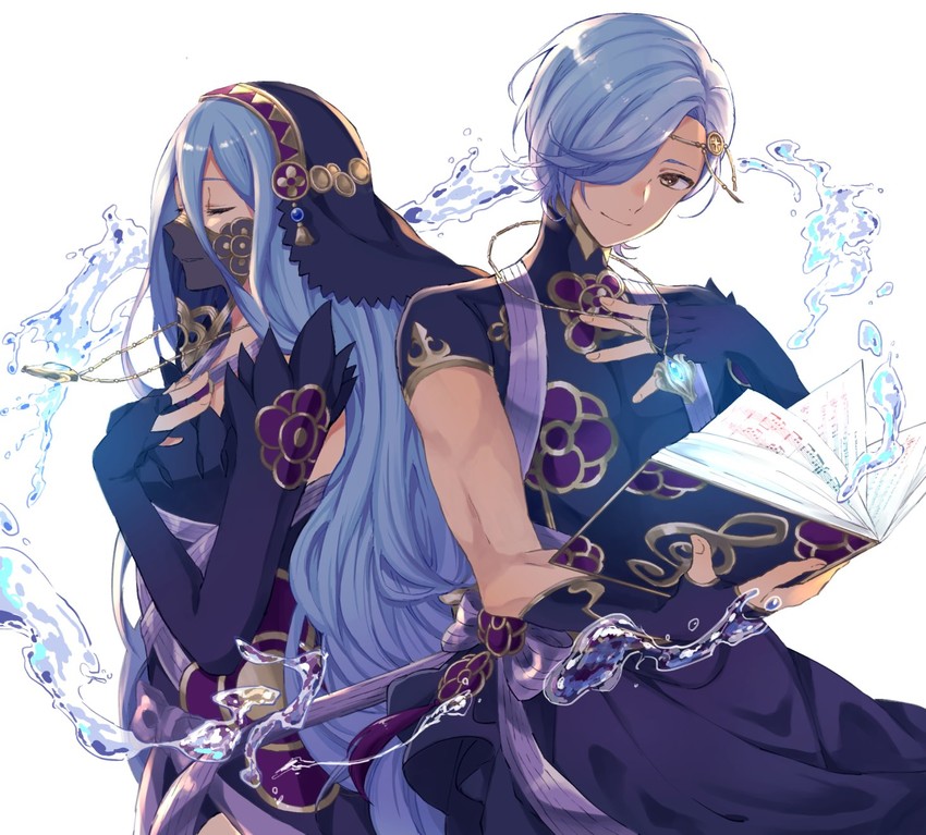 azura and shigure (fire emblem and 2 more) drawn by aomeeso