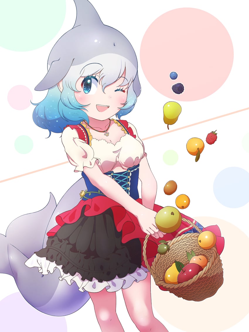 common bottlenose dolphin (kemono friends and 1 more) drawn by luichan