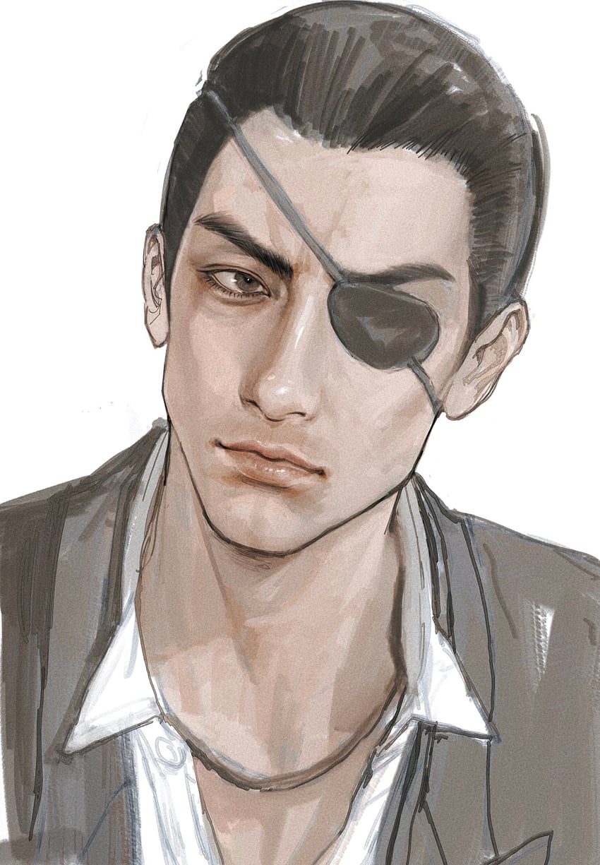 majima goro (ryuu ga gotoku and 1 more) drawn by yoon_nov
