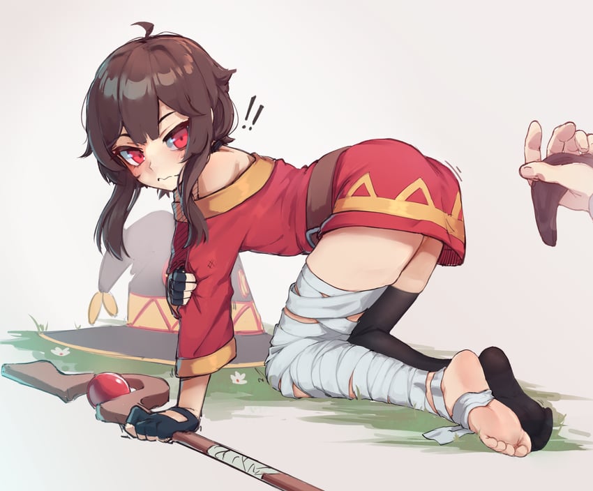 megumin (kono subarashii sekai ni shukufuku wo!) drawn by k-rha's