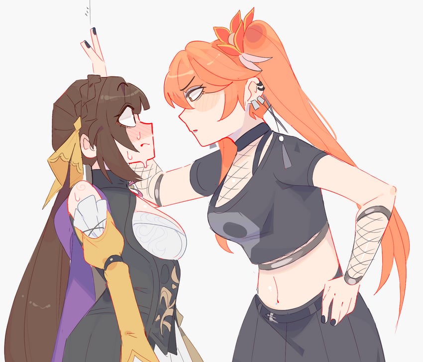 sushang and guinaifen (honkai and 1 more) drawn by unfamousradish