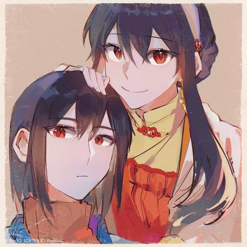 yor briar and yuri briar (spy x family) drawn by hoengki