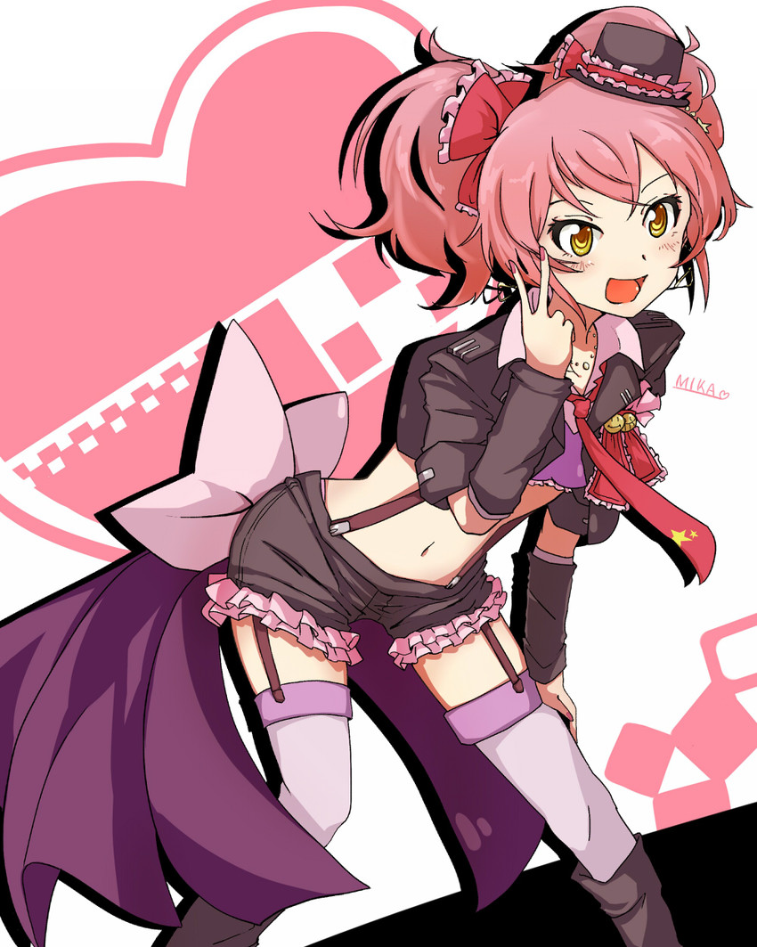 jougasaki mika (idolmaster and 1 more) drawn by kinoshita91