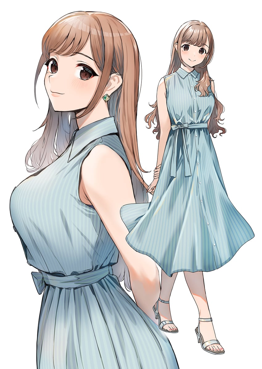 akaori umeka (kaisha no senpai akaori-san) drawn by doushimasho