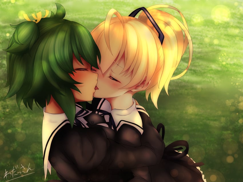 ando tazusa and yoshimura thi mai (assault lily) drawn by ryoushi_tako