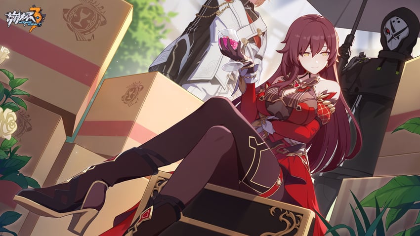 eden, otto apocalypse, and gray serpent (honkai and 1 more)