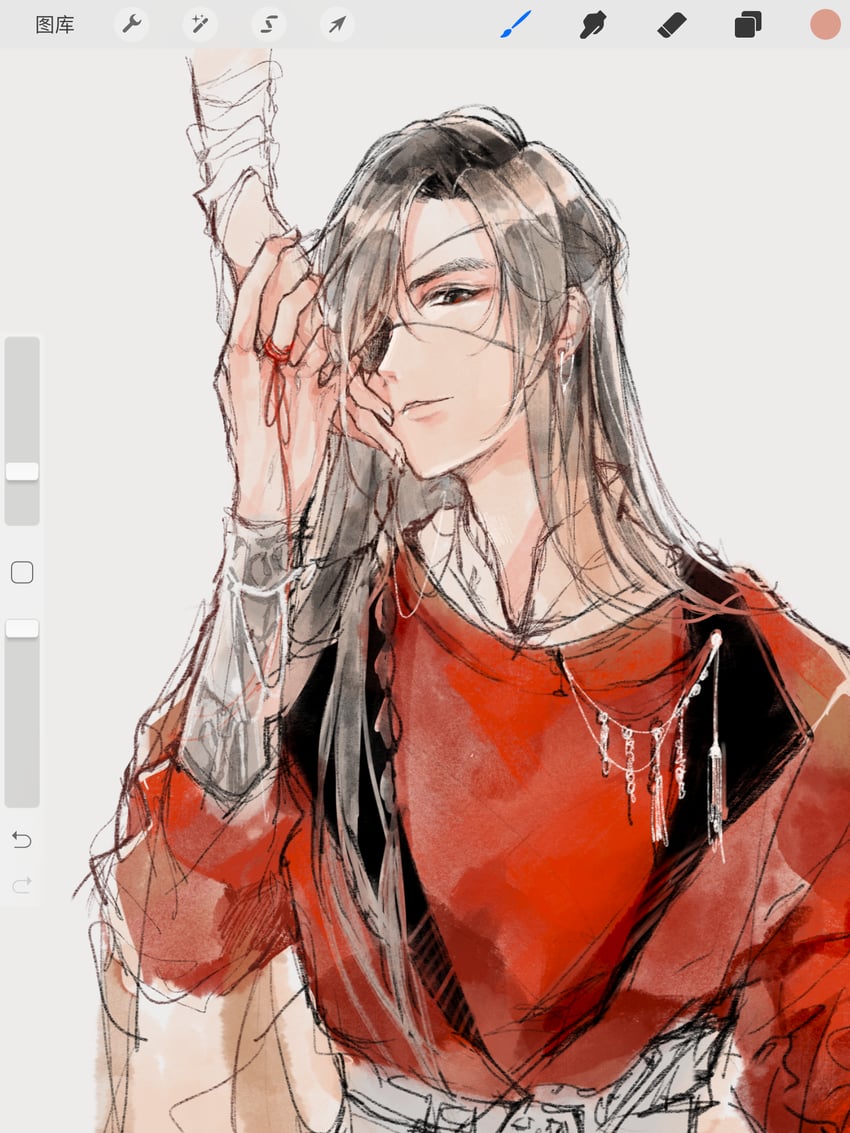 xie lian and hua cheng (tianguan cifu) drawn by bosi_tenghu