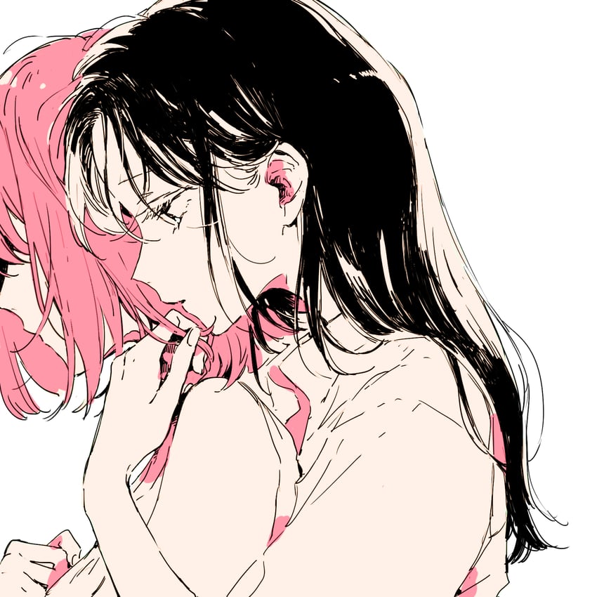 kousaka fuyuki and shirai eri (kono koi wo hoshi ni wa negawanai) drawn by kakmxxxny06