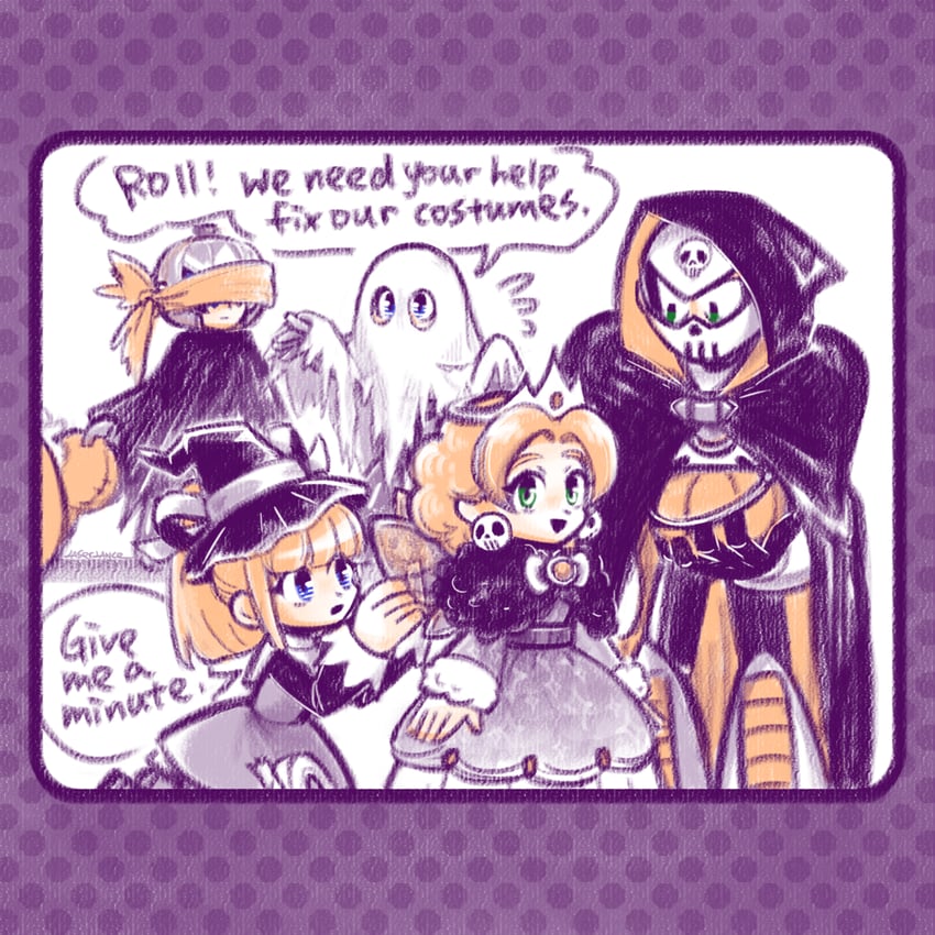 roll, mega man, proto man, kalinka cossack, and skull man (mega man and 1 more) drawn by laser-lance
