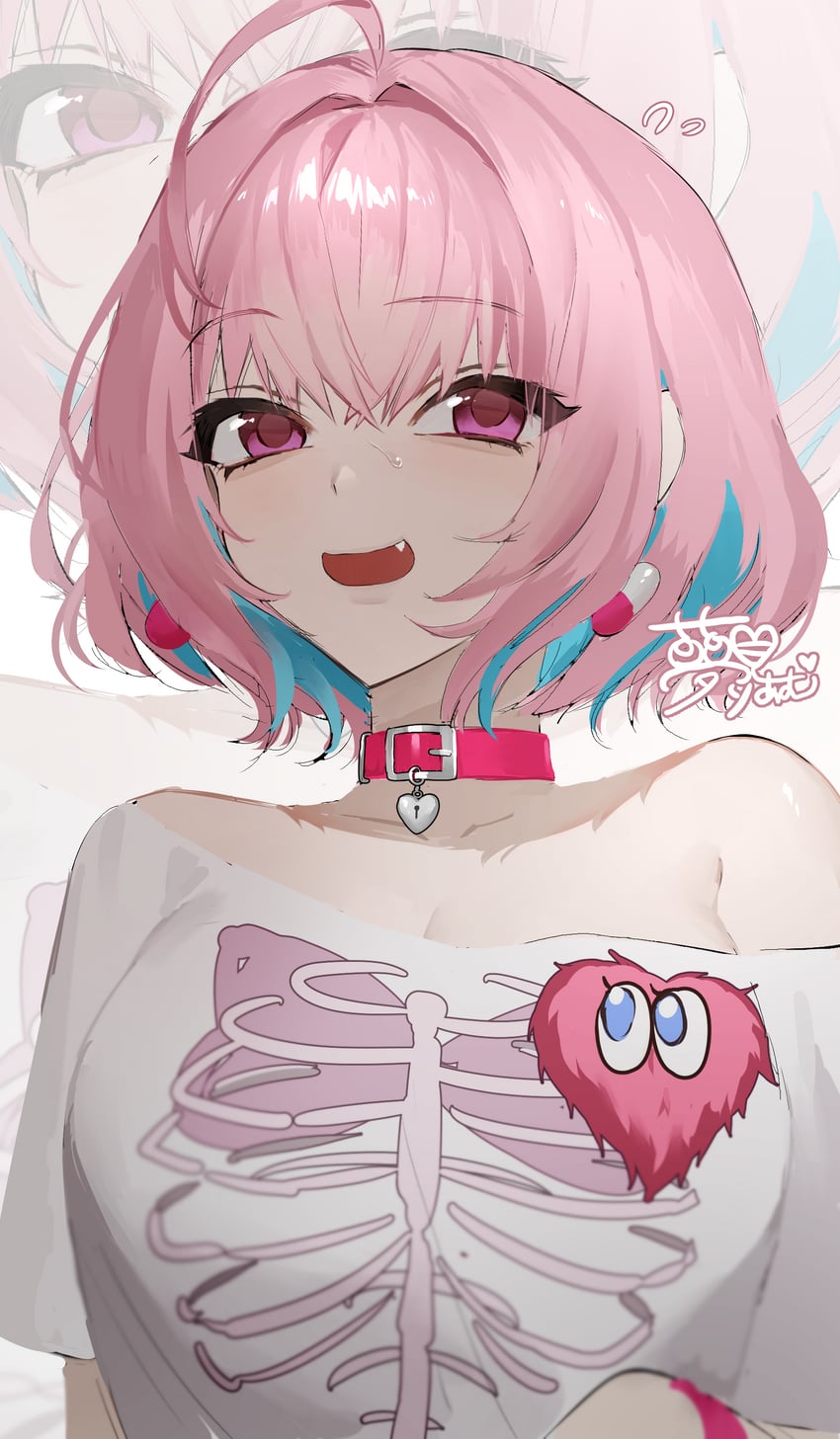 yumemi riamu (idolmaster and 2 more) drawn by jjangsik