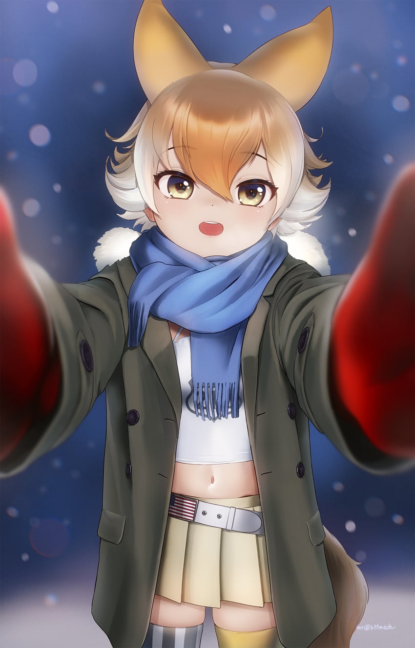 coyote (kemono friends and 1 more) drawn by beleven