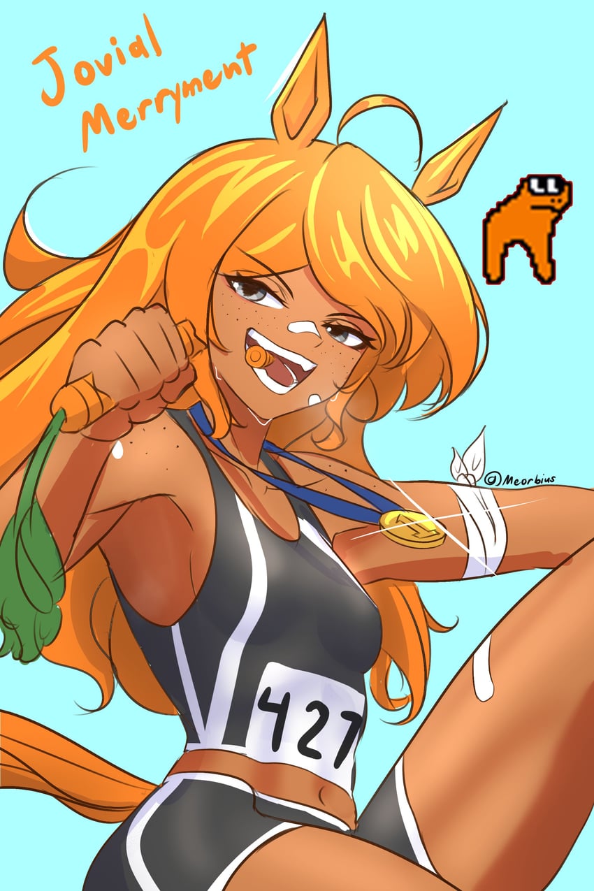 jovial merryment (horse race tests) drawn by meorbius