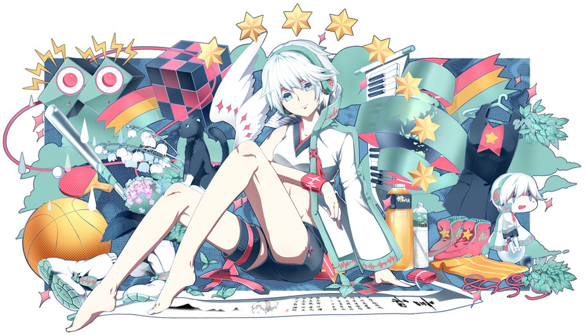 yanhe and yanhe v3 (vocaloid and 1 more) drawn by pianzu_mao