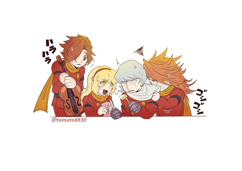 francoise arnoul, shimamura joe, jet link, and albert heinrich (cyborg 009) drawn by tomato8830