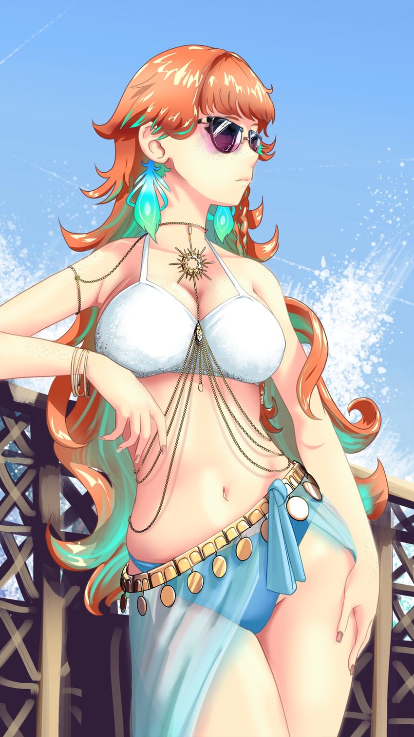 takanashi kiara (hololive and 1 more) drawn by gastornis_kfp