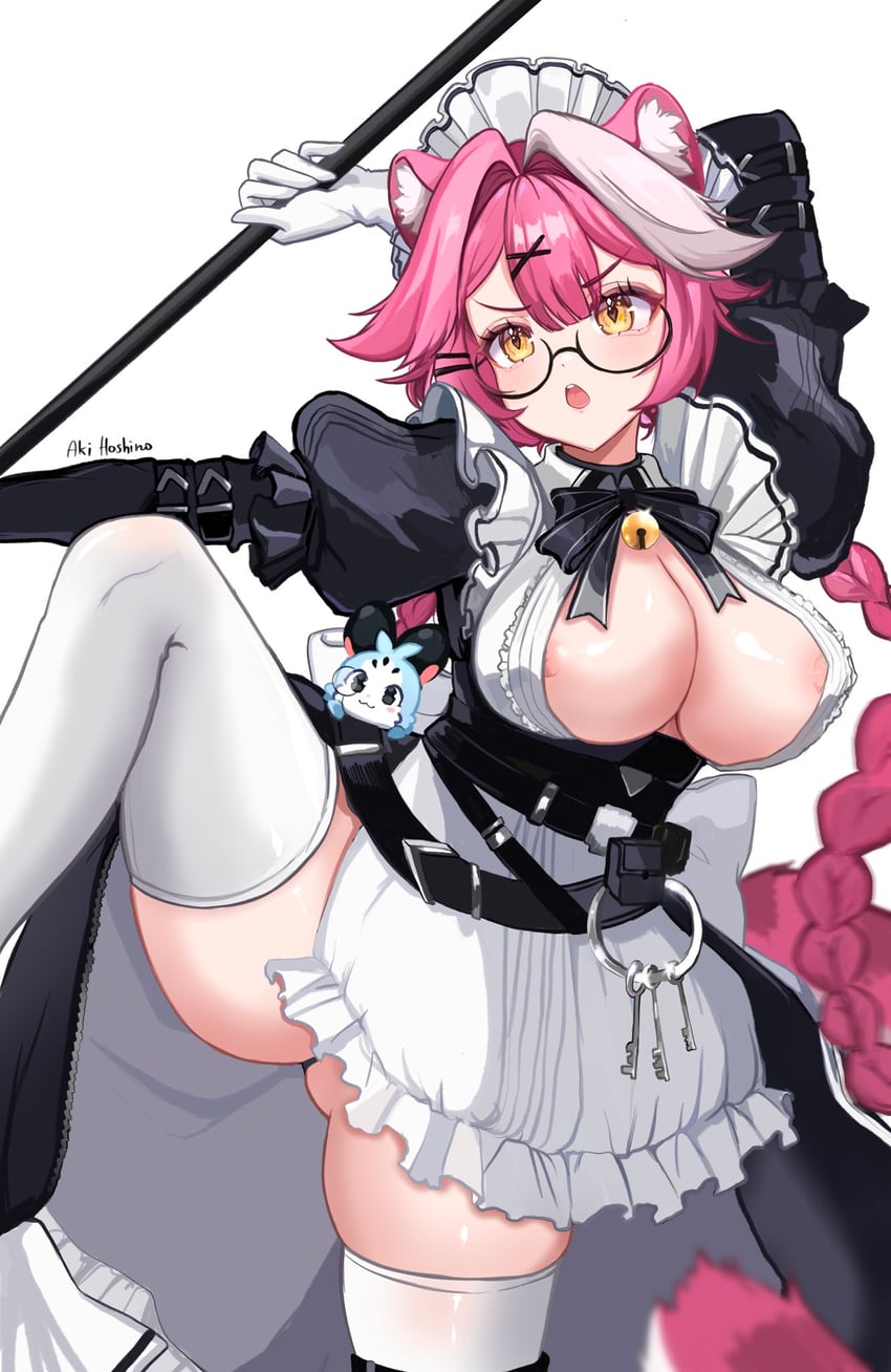 raora panthera and chattino (hololive and 1 more) drawn by aki_hoshino
