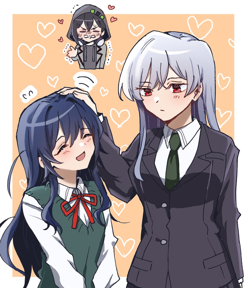 yoshimoto shizuka, eiai nano, and haraga kurumi (kimi no koto ga dai dai dai dai daisuki na 100-nin no kanojo) drawn by hiiro_(kiiro_ex)