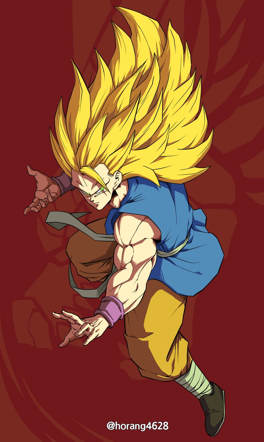 son goku (dragon ball and 1 more) drawn by horang4628