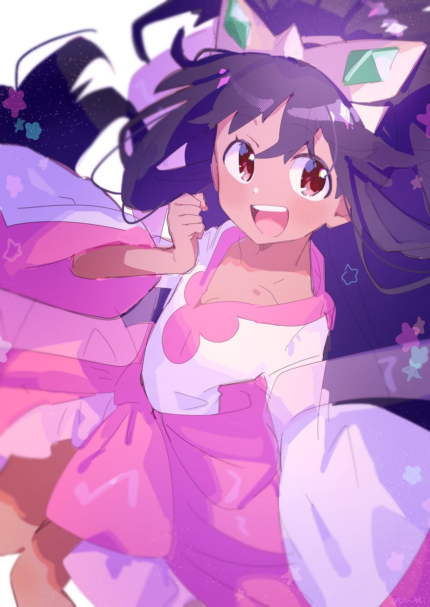 iris (pokemon and 1 more) drawn by serizawa_serizane