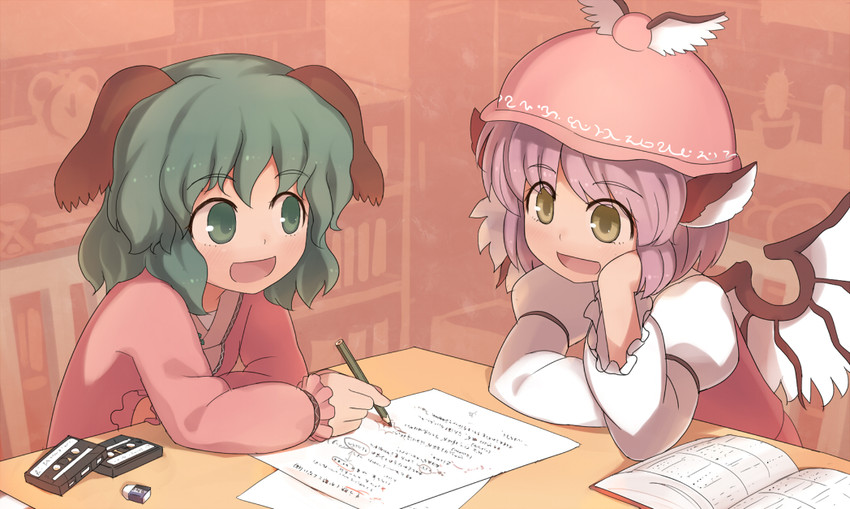 mystia lorelei and kasodani kyouko (touhou) drawn by monosenbei