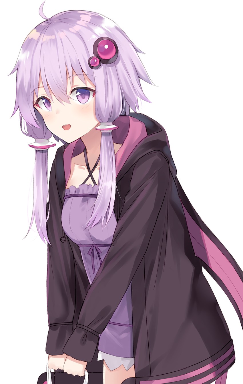 yuzuki yukari (vocaloid and 1 more) drawn by yukarite