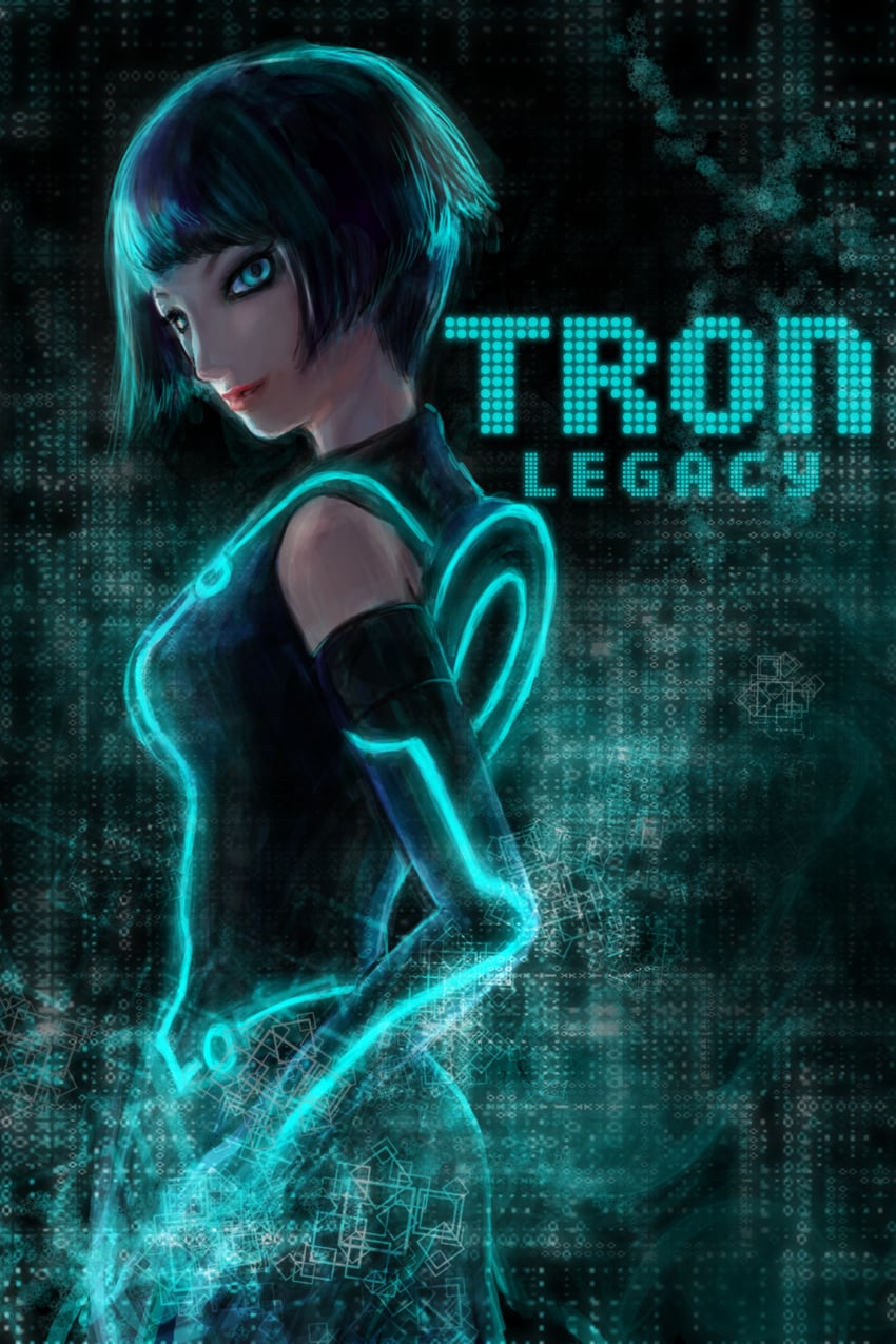 quorra (tron and 1 more) drawn by mehi_(mehi12peace)