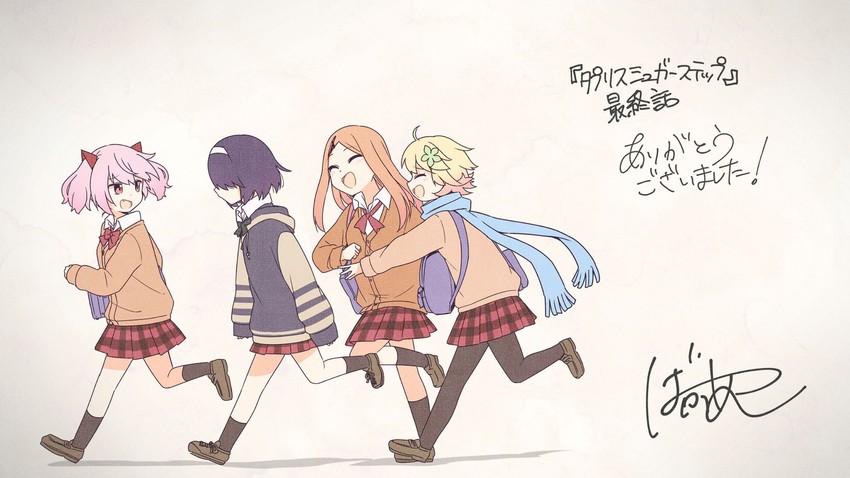tapris chisaki sugarbell, kurona mei, shinohara chiaki, and sakuraba kana (gabriel dropout and 1 more) drawn by bafarin