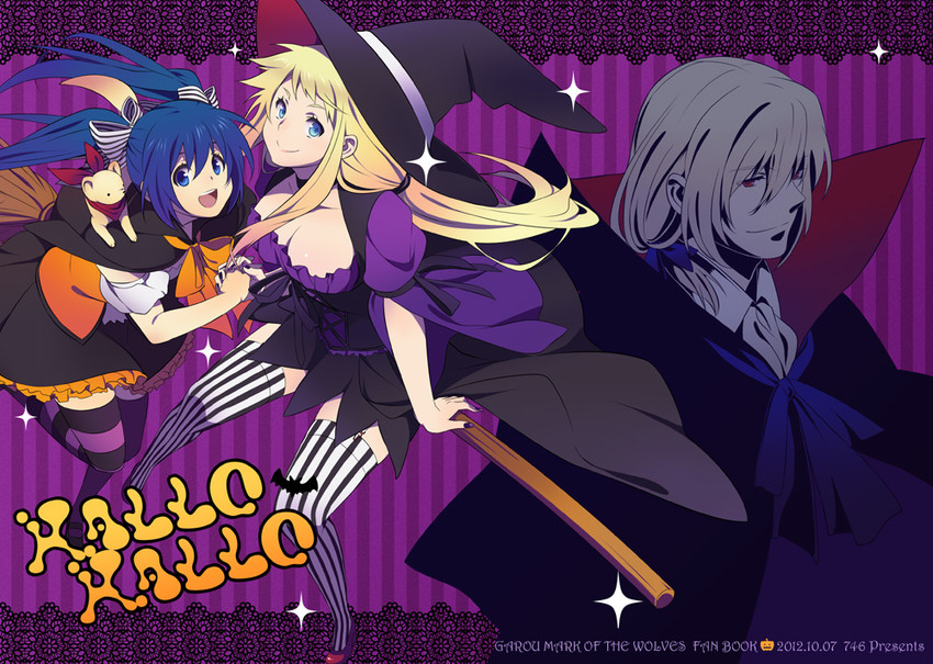 b. jenet, futaba hotaru, itokatsu, and kain r heinlein (fatal fury and 1 more) drawn by satowo