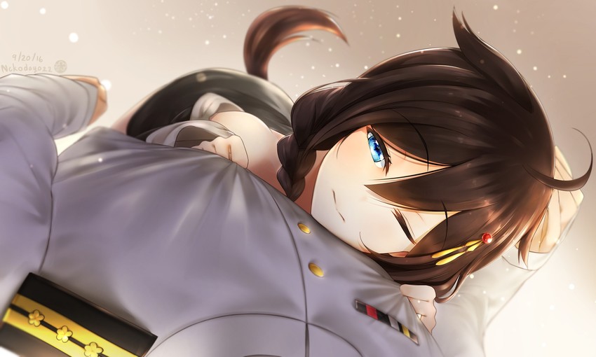admiral, shigure, and shigure kai ni (kantai collection) drawn by nekodayo22