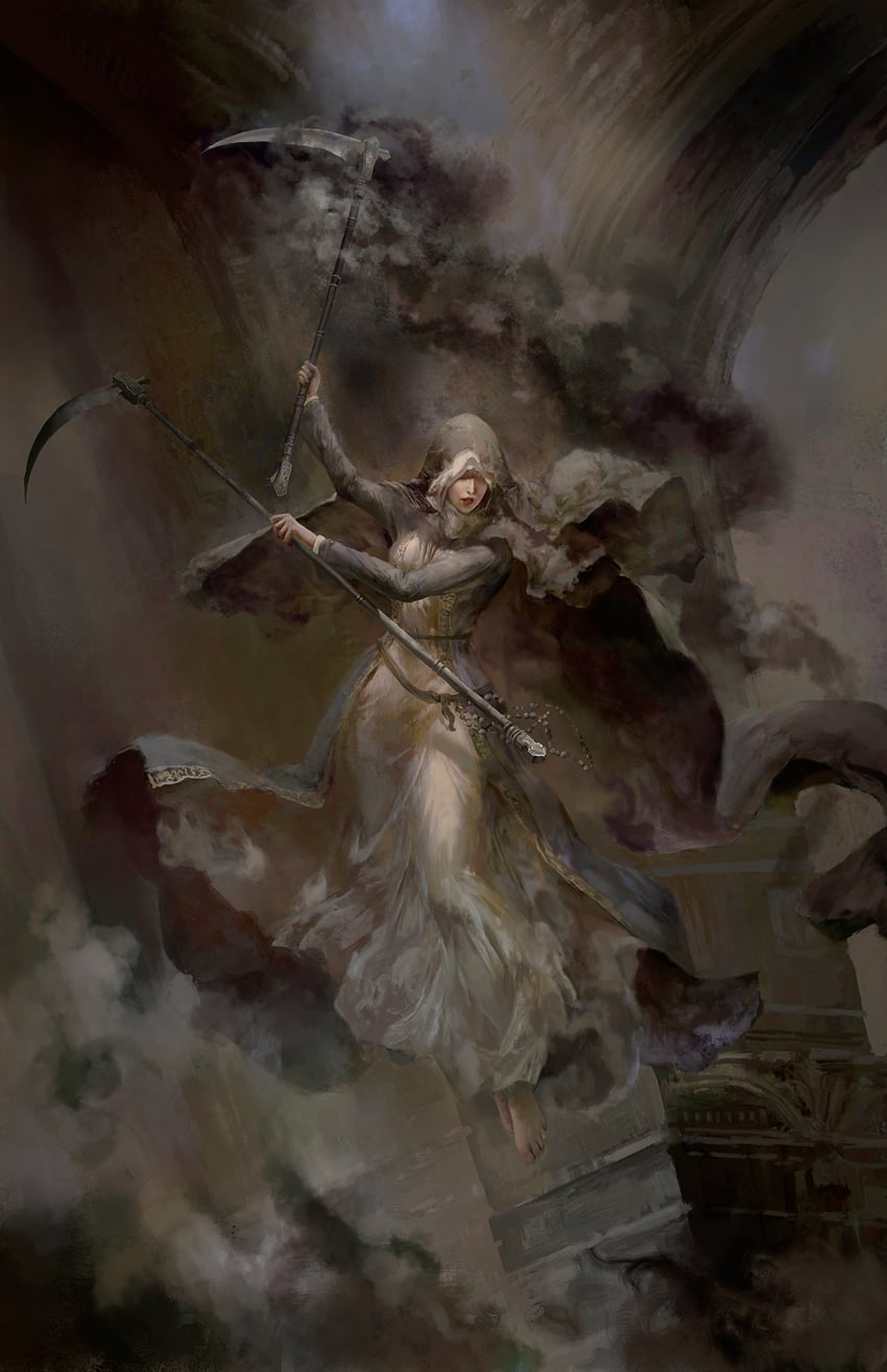 sister friede (dark souls and 1 more) drawn by christian_angel
