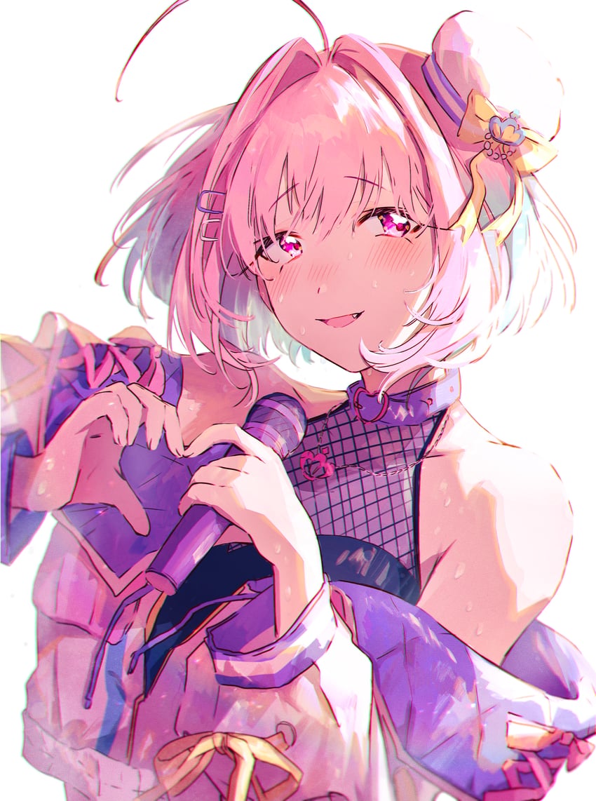 yumemi riamu (idolmaster and 1 more) drawn by hamachamu