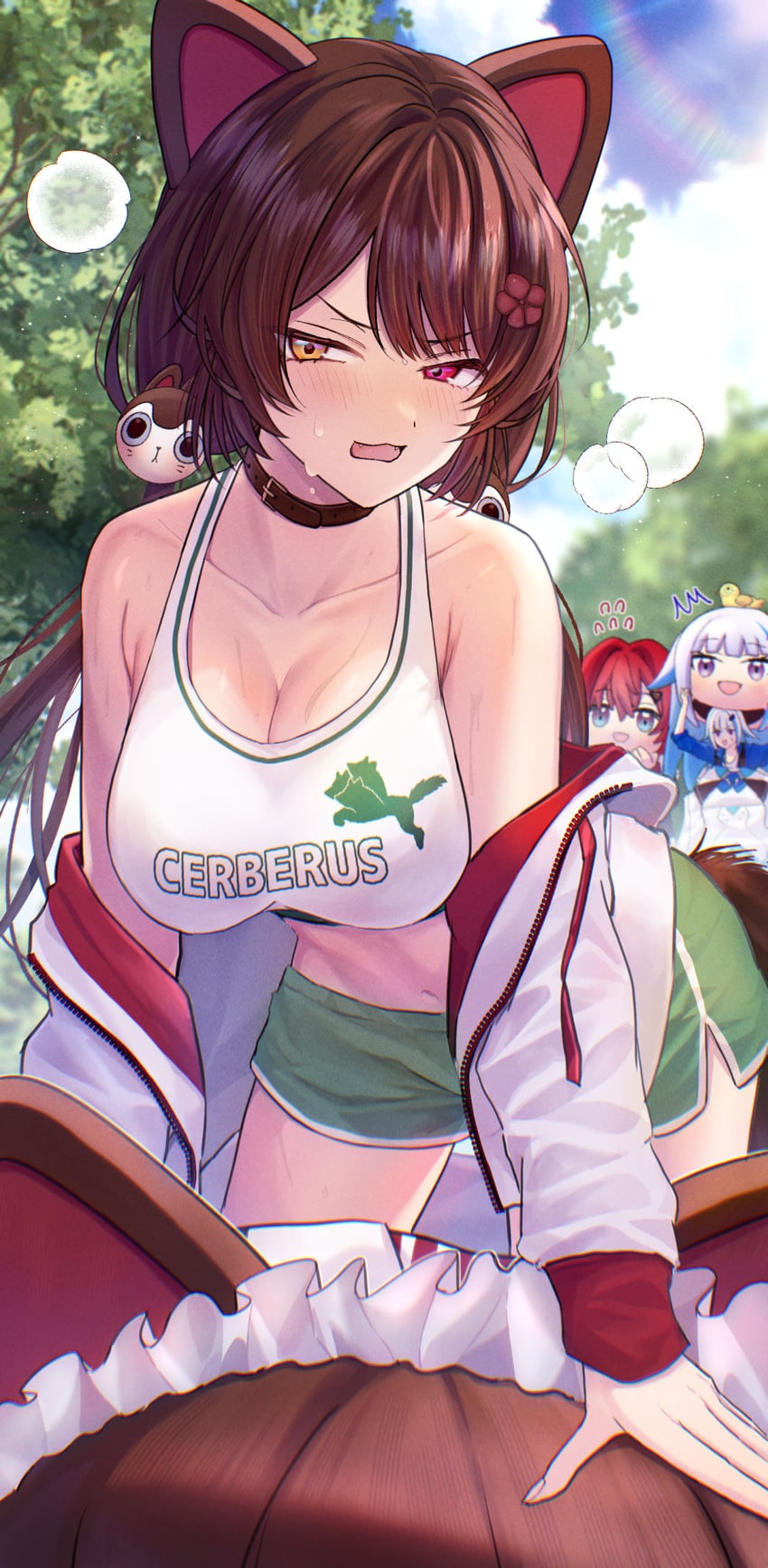 lize helesta, ange katrina, inui toko, and sebastian piyodore (nijisanji) drawn by kashiwagi_touko