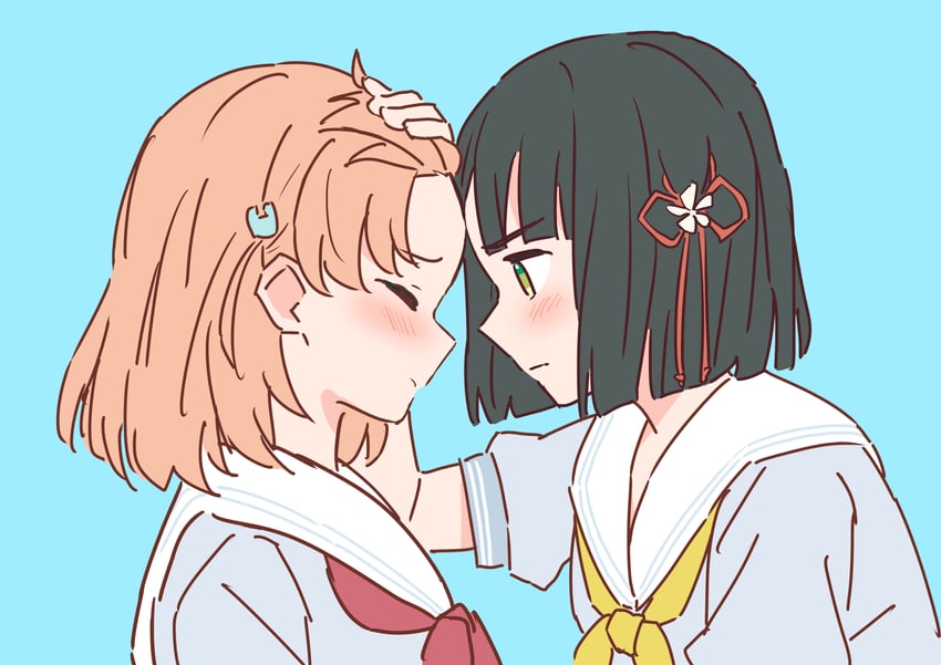 hinoshita kaho and momose ginko (love live! and 1 more) drawn by nogreen