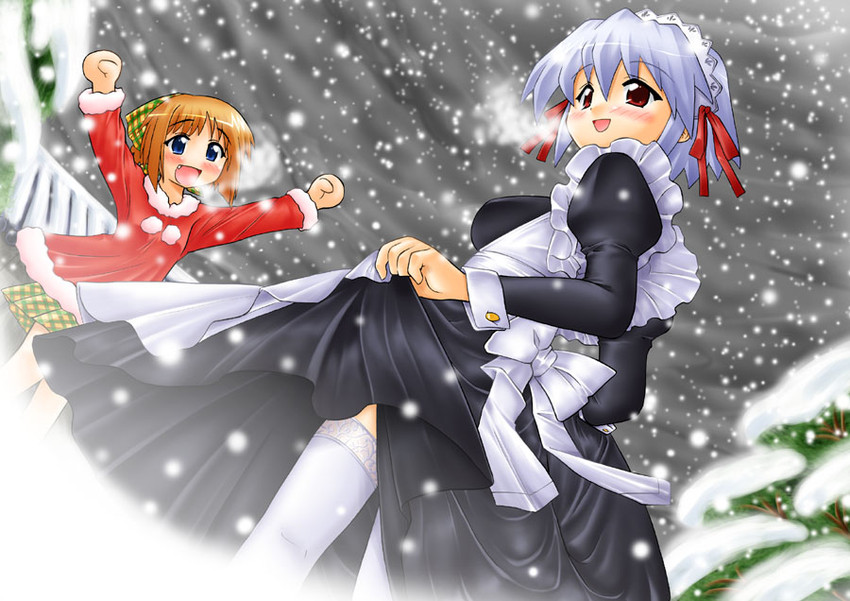 kotonomiya yuki and yamato suzuran (suigetsu) drawn by hase_yu