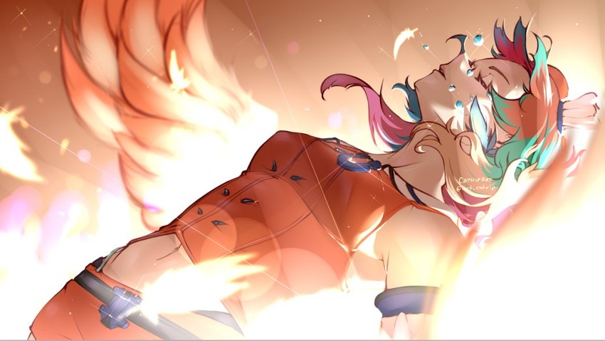 takanashi kiara (hololive and 1 more) drawn by art_catnip
