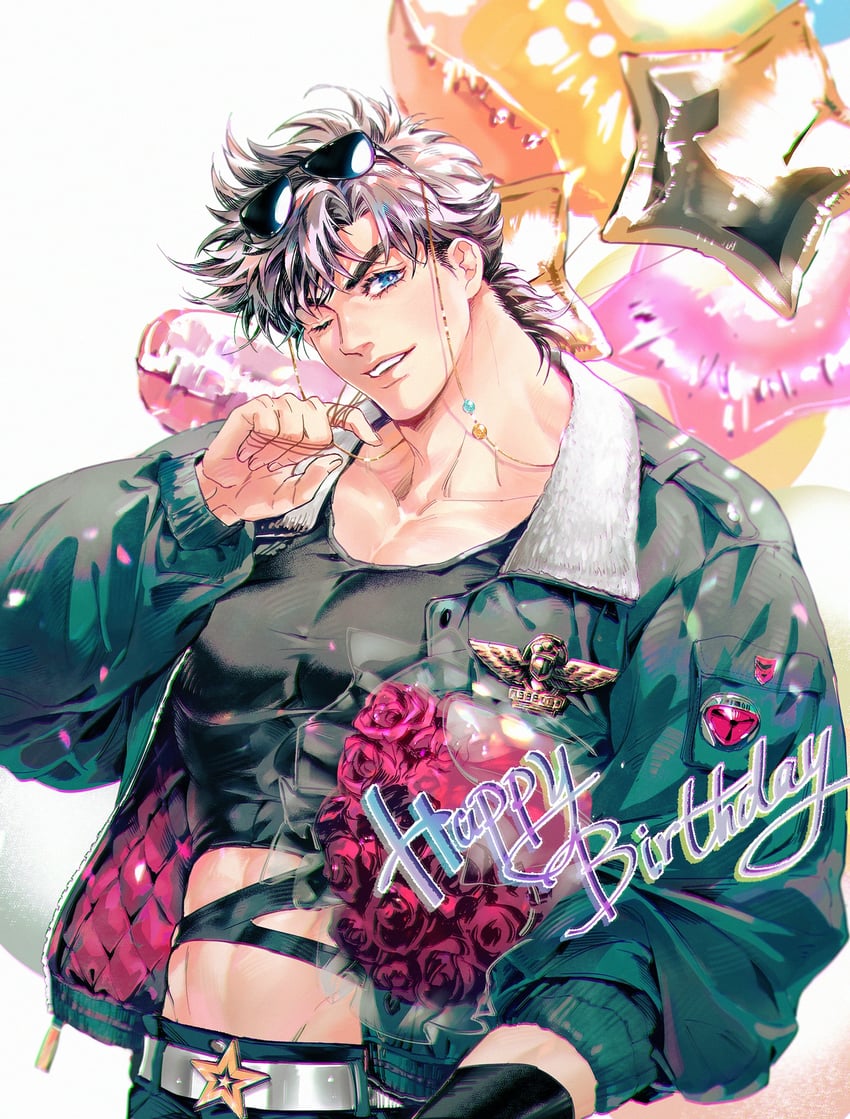 joseph joestar (jojo no kimyou na bouken and 1 more) drawn by xing_xiao