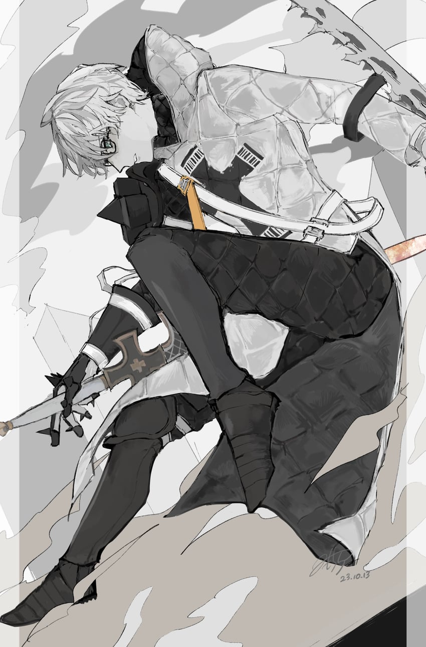 jacques de molay (fate and 2 more) drawn by jtgbaaa