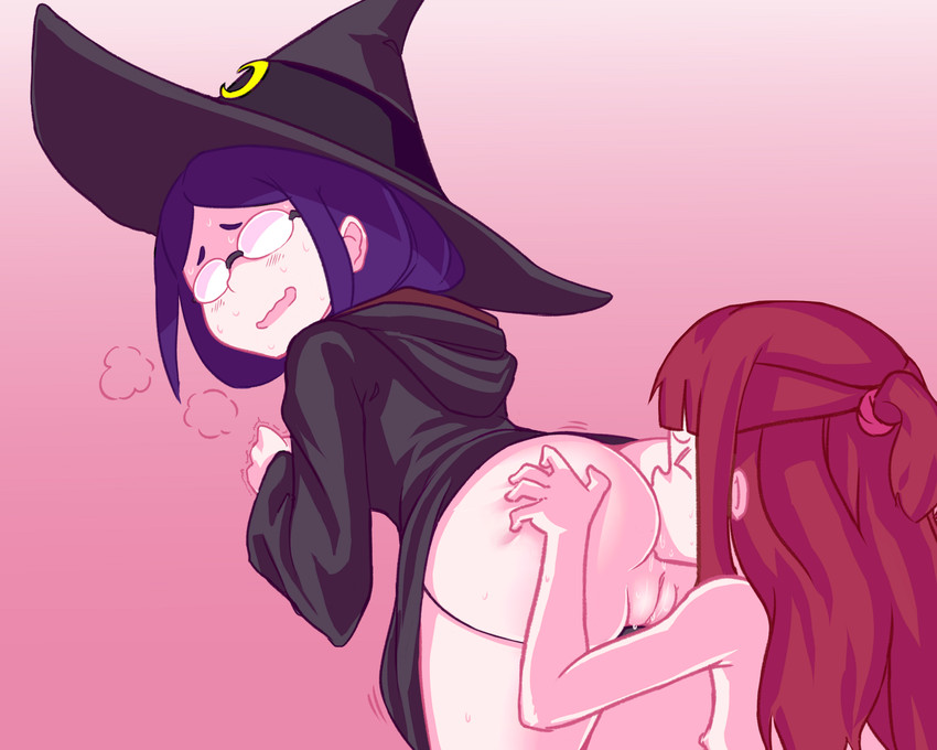 kagari atsuko and ursula charistes (little witch academia) drawn by orenjipiiru