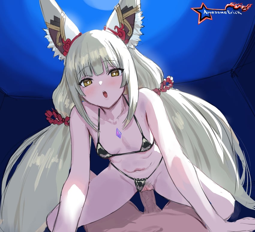 nia (xenoblade chronicles and 1 more) drawn by awesomeerix