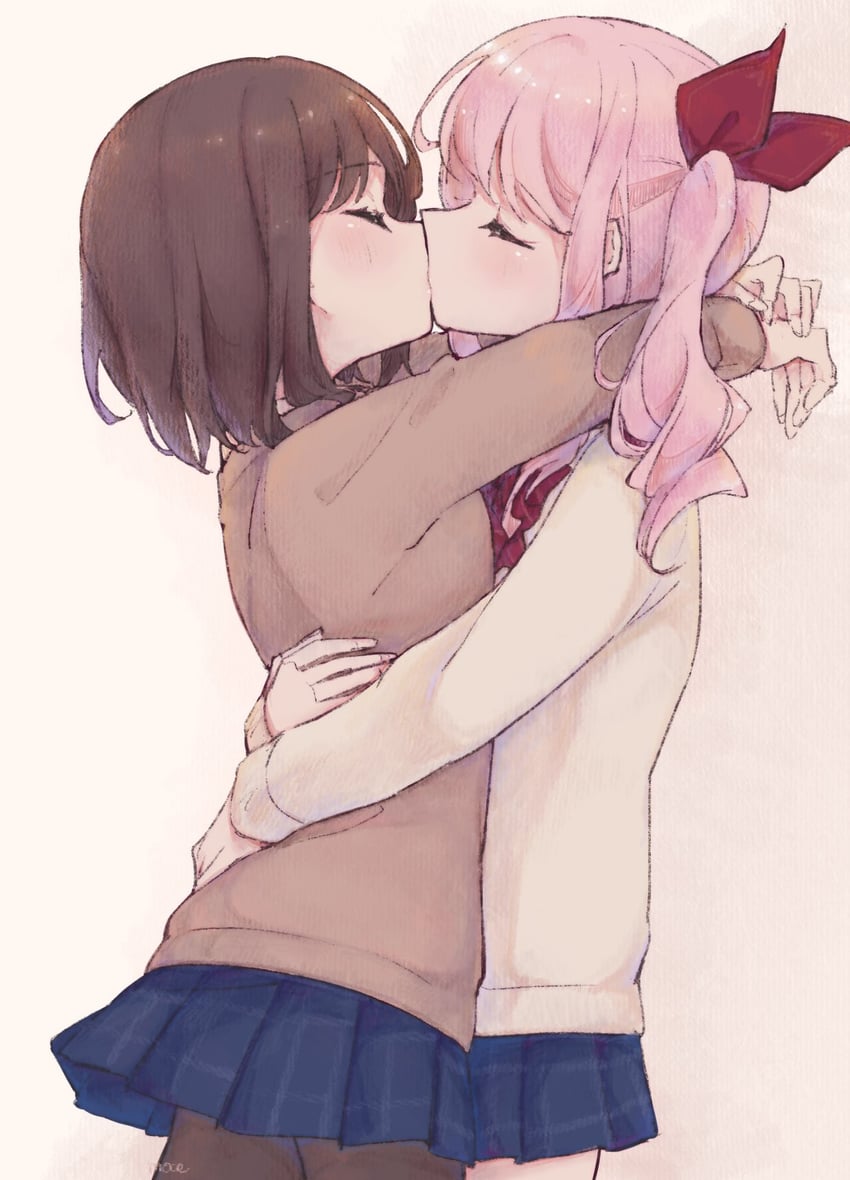 shinonome ena and akiyama mizuki (project sekai) drawn by moce_dream