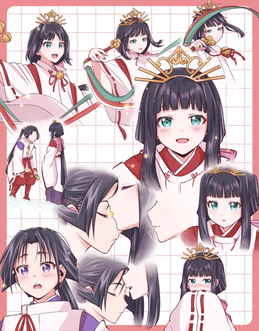 houjou tokiyuki and shizuku (nige jouzu no wakagimi) drawn by korin_(28_ankr)