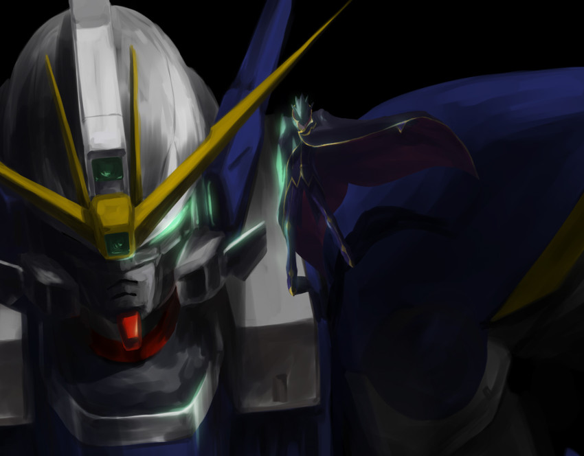 lelouch vi britannia, zero, and wing gundam zero custom (gundam and 3 more)