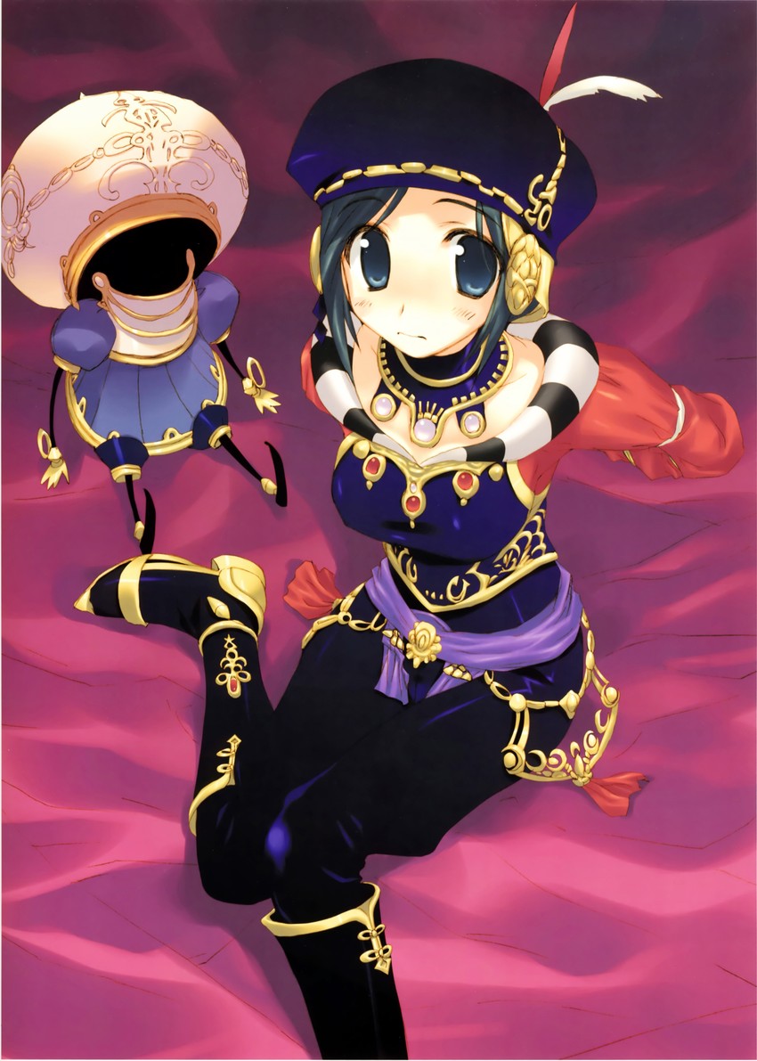 adventurer and puppetmaster (final fantasy and 1 more) drawn by amazuyu_tatsuki