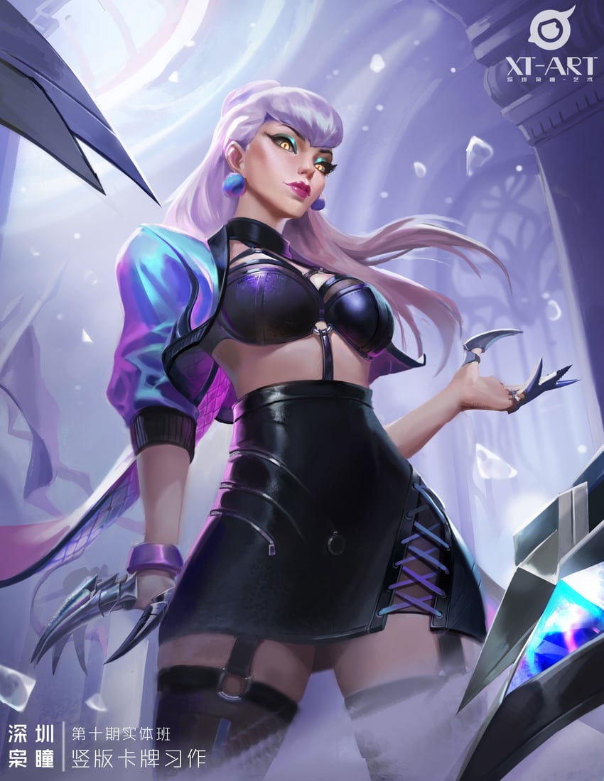 evelynn and k/da all out evelynn (league of legends) drawn by xt-art
