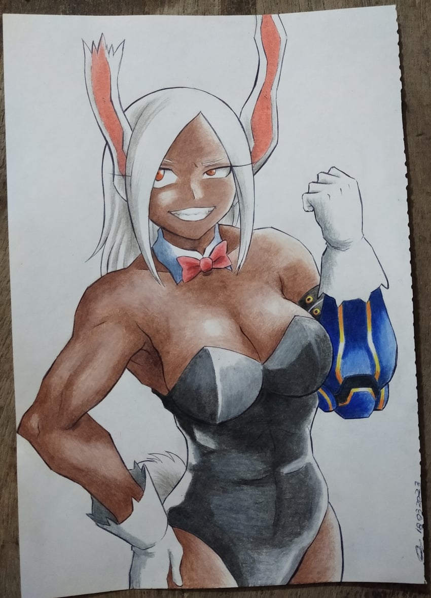 mirko (boku no hero academia) drawn by yamidanight